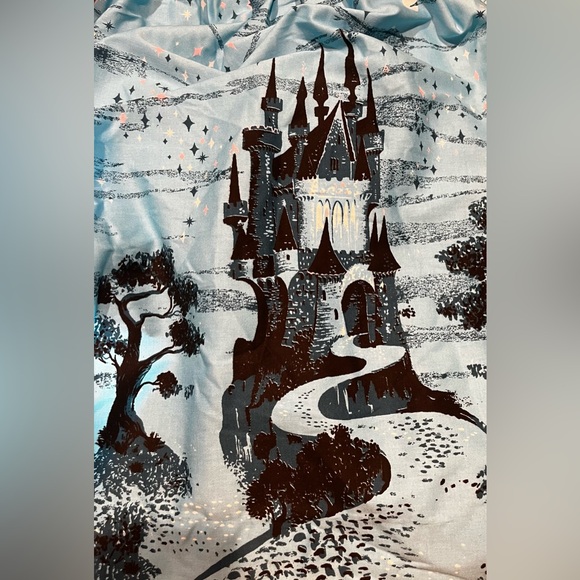 Disney Pinup Couture PUG Castle Swing Skirt In Blue Size S NWOT - Picture 5 of 7